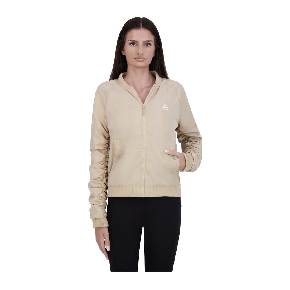 NWT Reebok Women's Tan Bomber Jacket